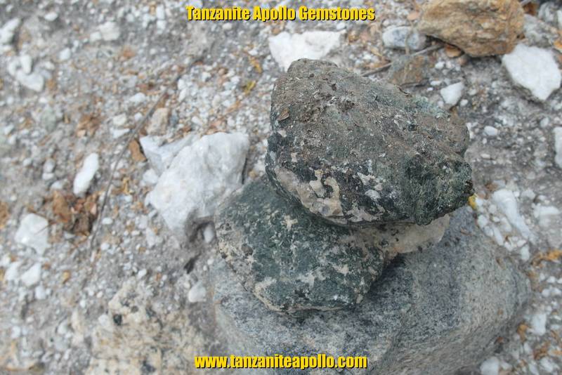 Rocks on the surface of Mirerani Hills