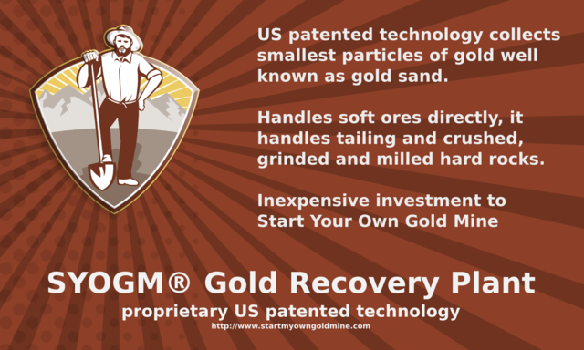 SYOGM™ Gold Recovery Plant