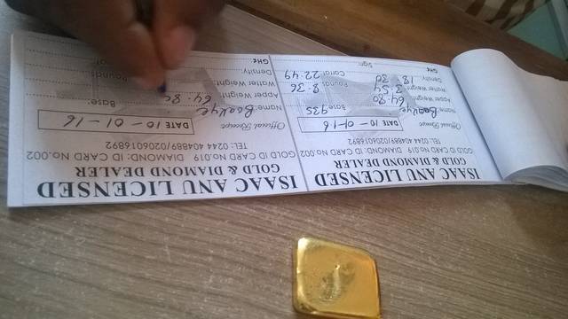 Akwatia, gold buyer in Ghana